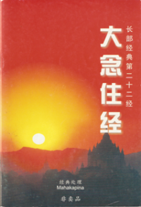 Image of 大念住经 （ 长部经典第二十二经 ）
