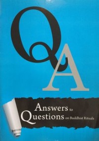 Image of Answers to Questions on Buddhist Rituals
