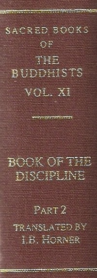 Image of The Book of the Discipline (Vinaya-Pitaka) Vol. II (Suttavibhanga)