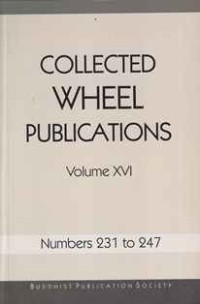Image of Collected Wheel Publications ( Volume XVI )