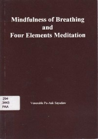 Image of Mindfulness of Breathing and Four Elements Meditation