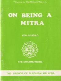 Image of On Being a Mitra