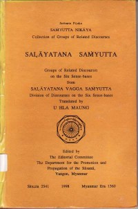 Image of Suttanta Pitaka ( Samyutta Nikaya ; Salayatana Samyutta )