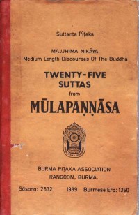 Image of Suttanta Pitaka ( Majjhima Nikaya ; Twenty-Five Suttas From Mulapannasa )