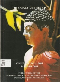 Image of Dhamma Journal ( Volume 4 , No.1 ; January 2003 )