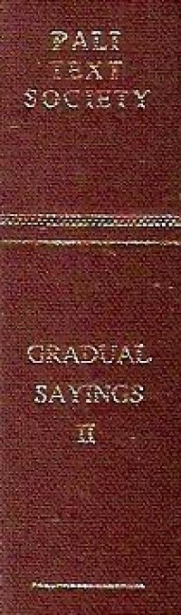 Image of The Book of the Gradual Sayings (Anguttara-Nikaya) or More-Numbered Suttas : Vol. II