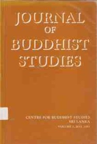 Image of Journal of Buddhist Studies ( Volume 1 )
