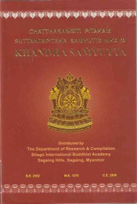 Image of Khandha Samyutta ( Chatthasangiti Pitakam ; Suttantapitaka Samyutta Nikaya )