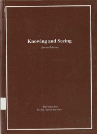 Image of Knowing and Seeing ( Revised Edition )