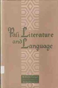 Image of Pali Literature and Language