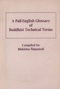 Image of A Pali-English Glossary of Buddhist Technical Terms