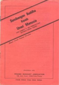 Image of Sumbangan Buddha kepada Umat Manusia