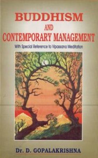 Image of Buddhism and Contemporary Management : With Special Reference to Vipassana Meditation