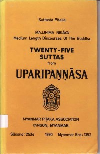 Image of Suttanta Pitaka ( Majjhima Nikaya ; Twenty-Five Suttas From Uparipannasa )