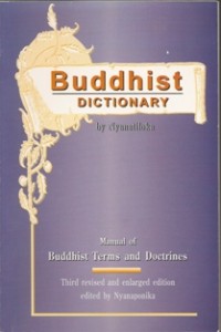 Image of Buddhist Dictionary ( Manual of Buddhist Terms and Doctrines )